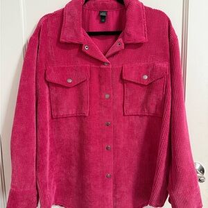 Wild Fable Fuchsia Corduroy Shirt
